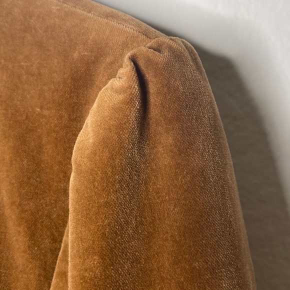 Tailored 10-Button Brown Velvet Riding Jacket - Picture 5 of 5